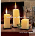 cheap wholesale scented pillar wax candles of decorative candle